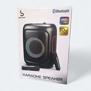 Bass Jaxx Bluetooth Karaoke Speaker With Microphones
